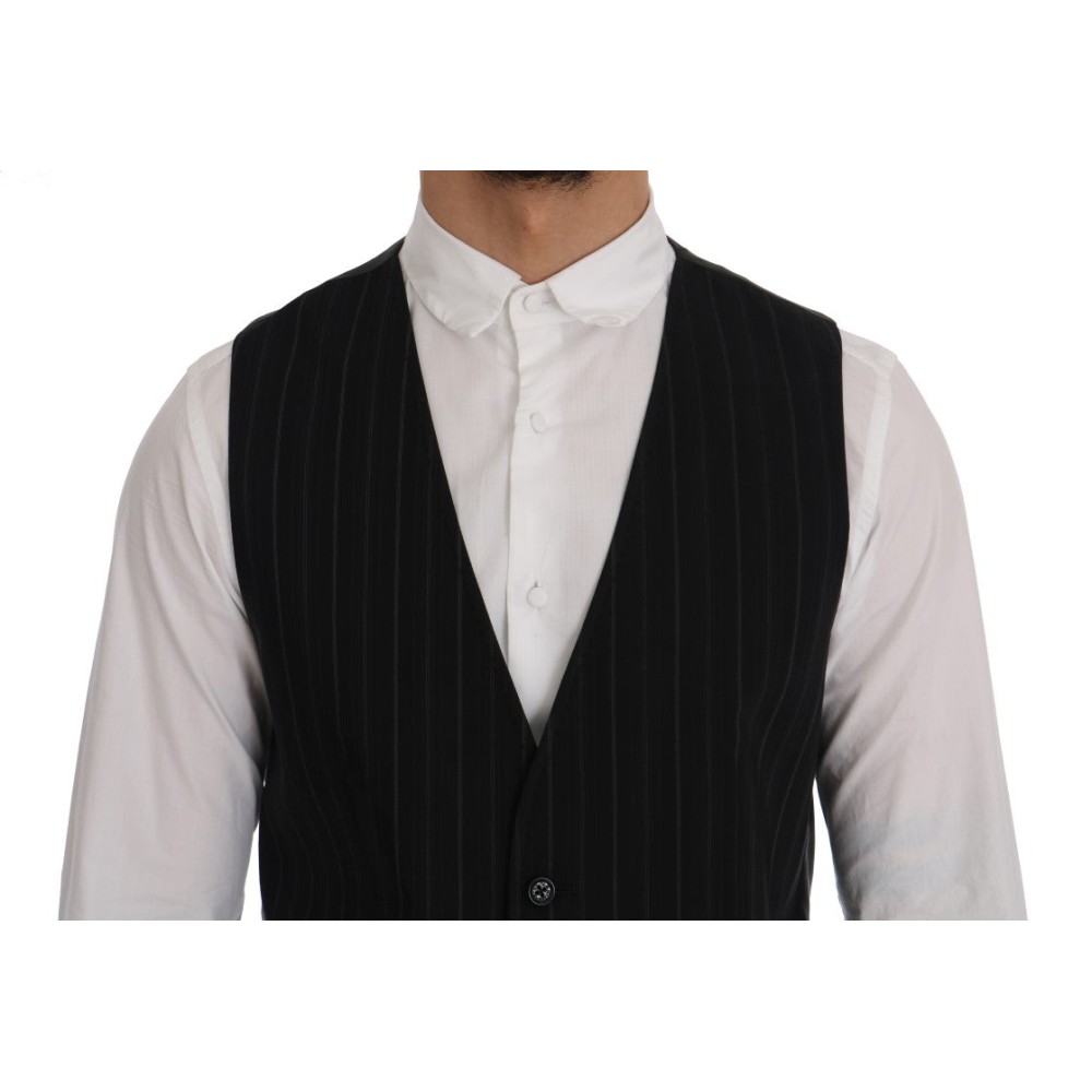 Dolce & Gabbana Elegante gestreifte Westenweste