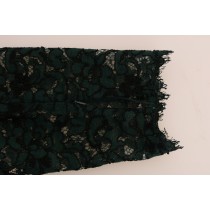 Dolce & Gabbana Schlanke Hose mit hoher Taille und floraler Spitze