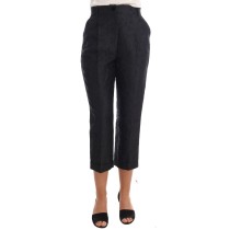 Dolce & Gabbana Elegante Capri-Hose mit hoher Taille