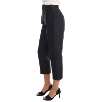 Dolce & Gabbana Elegante Capri-Hose mit hoher Taille