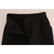 Dolce & Gabbana Elegante Capri-Hose mit hoher Taille