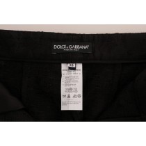 Dolce & Gabbana Elegante Capri-Hose mit hoher Taille