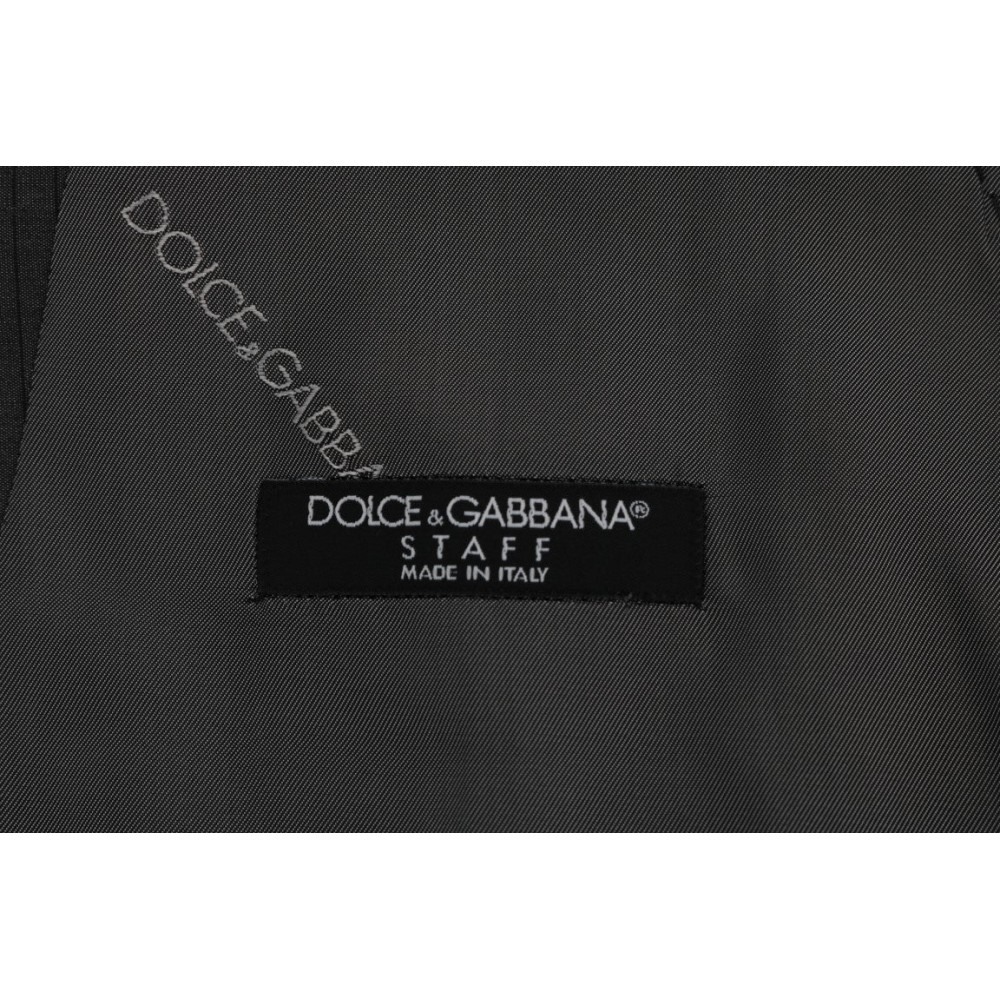 Dolce & Gabbana Schlichte graue einreihige Weste