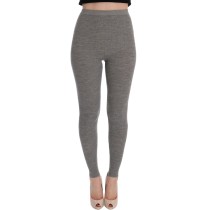Dolce & Gabbana Elegante Kaschmirstrumpfhose mit hoher Taille