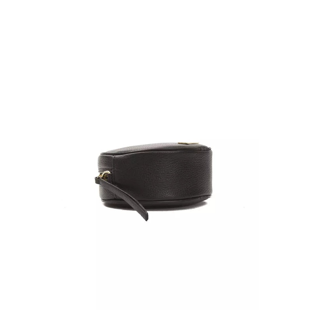 Pompei Donatella Schwarzes Leder Frauen Crossbody