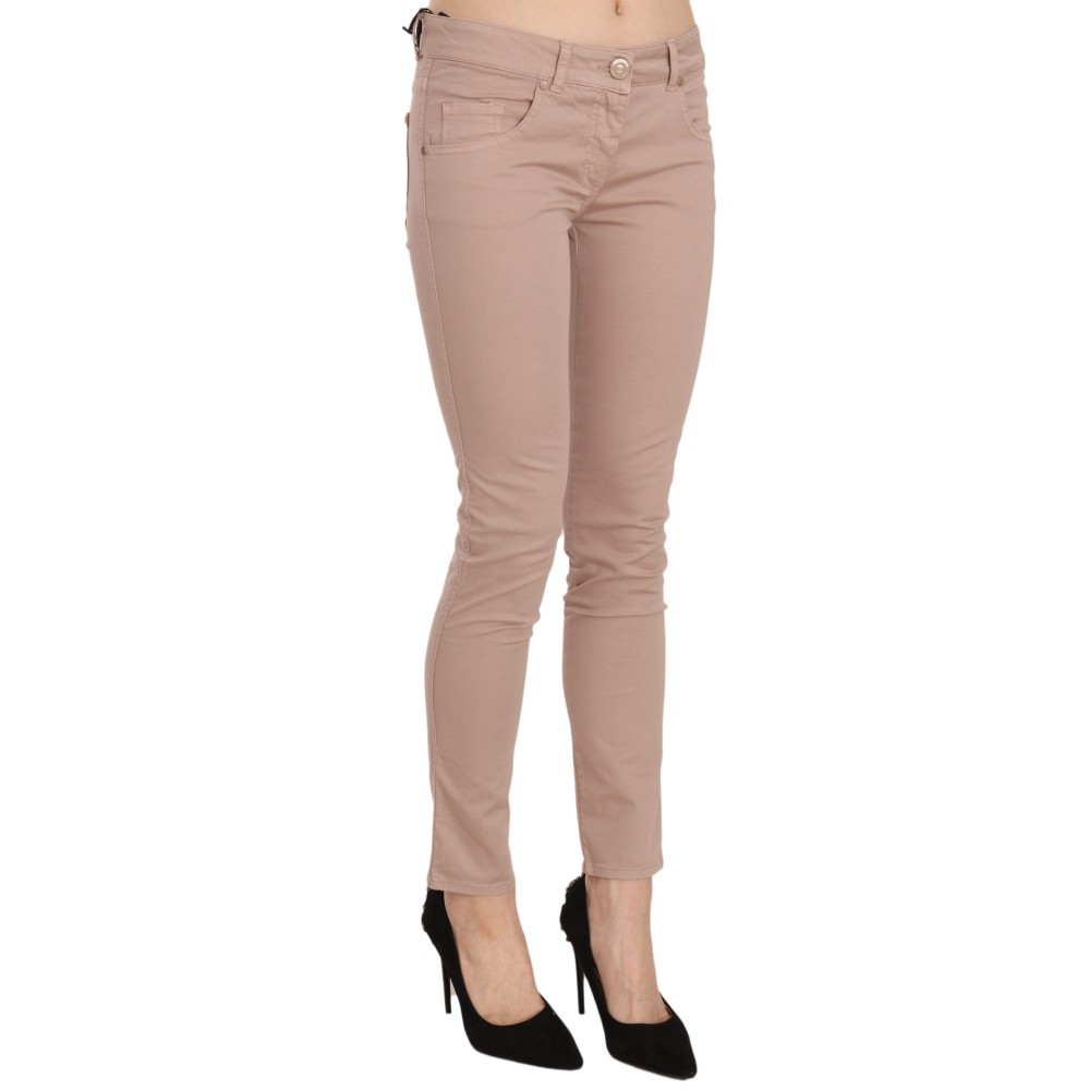 CRISTINAEFFE Schicke Slim Fit Skinny Hose Braun