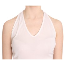 GF Ferre Elegantes weißes Neckholder-Tanktop