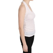 GF Ferre Elegantes weißes Neckholder-Tanktop
