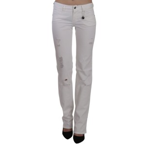 Costume National Schicke weiße Slim Fit Jeans aus Baumwolle
