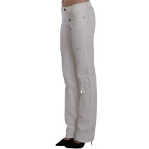 Costume National Schicke weiße Slim Fit Jeans aus Baumwolle