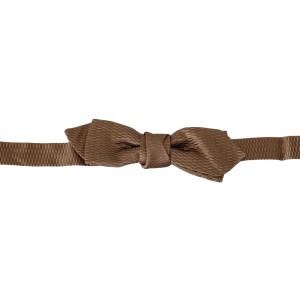 Dolce & Gabbana Elegante Braun-Gold-Fliege