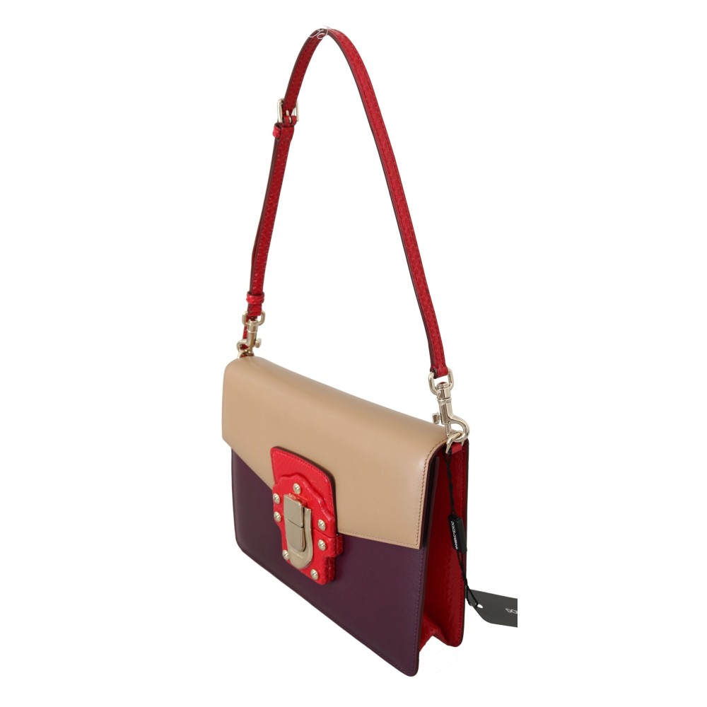 Dolce & Gabbana Exquisite LUCIA Leder-Umhängetasche