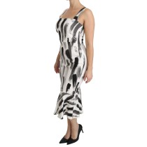 Dolce & Gabbana Schickes monochromes Etuikleid Midikleid