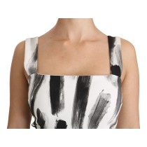 Dolce & Gabbana Schickes monochromes Etuikleid Midikleid