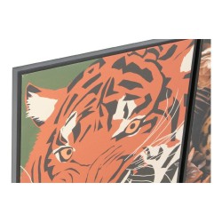 Bild DKD Home Decor 52 x 2,7 x 72 cm Tiger Moderne (2 Stück)