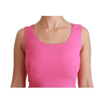 Dolce & Gabbana Schickes rosa Mantel-Mini-Bodycon-Kleid