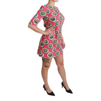 Dolce & Gabbana Rosa Sicily Cupcake Shift-Minikleid
