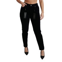 Dolce & Gabbana Schicke Skinny-Cordjeans mit mittlerer Taille