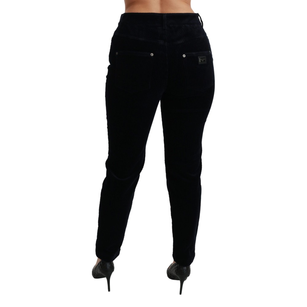 Dolce & Gabbana Schicke Skinny-Cordjeans mit mittlerer Taille