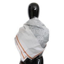 Costume National Eleganter floraler Seidenschal
