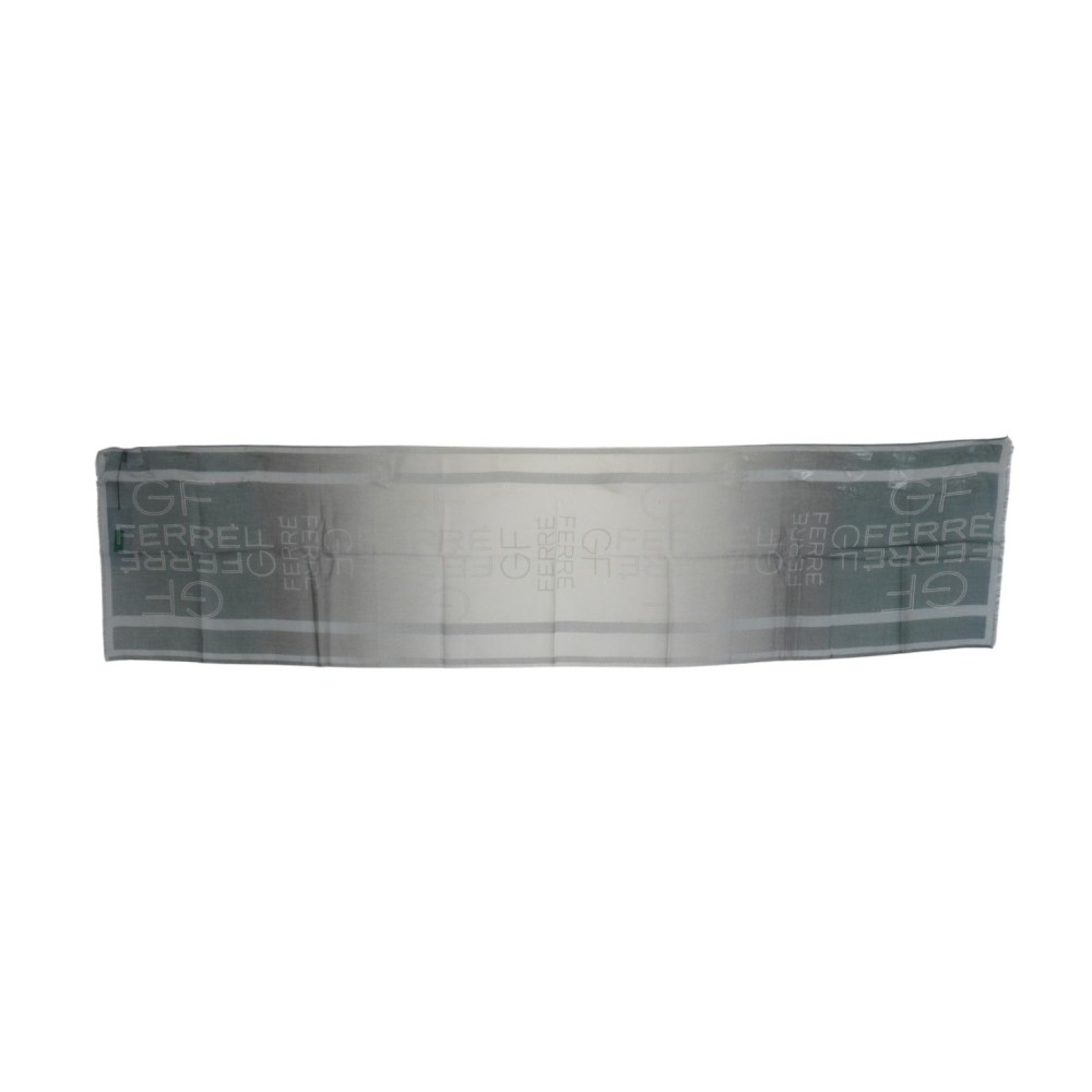 GF Ferre Elegantes blau-grau gemustertes Halstuch