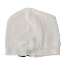 Costume National Elegante Beanie-Mütze aus weißer Wollmischung