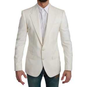 Dolce & Gabbana Eleganter schmal geschnittener Blazer aus Schurwolle