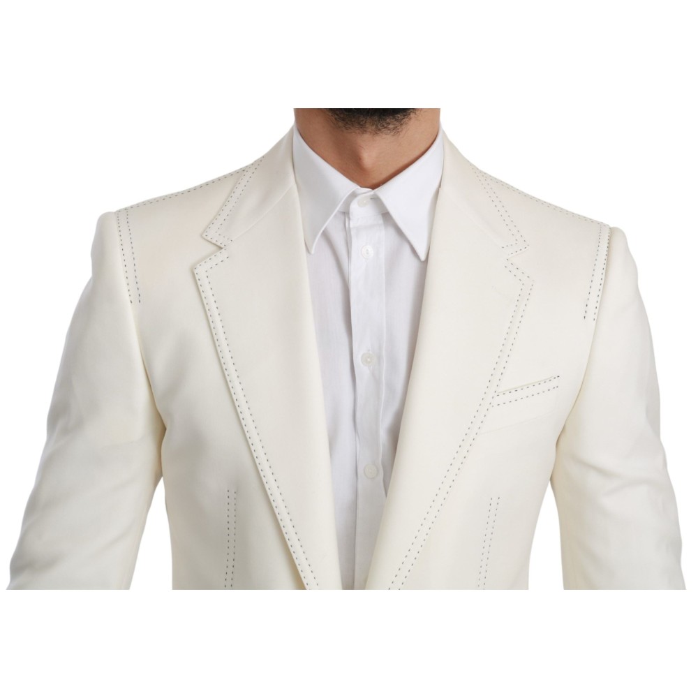 Dolce & Gabbana Eleganter schmal geschnittener Blazer aus Schurwolle