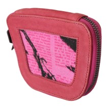 PINKO Elegante rosa Stoff-Münzgeldbörse