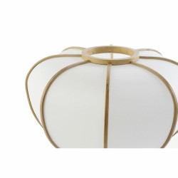 Lampe de bureau DKD Home Decor 34 x 34 x 33 cm Naturel Blanc Bambou 220 V 50 W