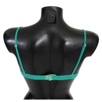 Ermanno Scervino Luxuriöser Push-up-BH aus grüner Baumwolle