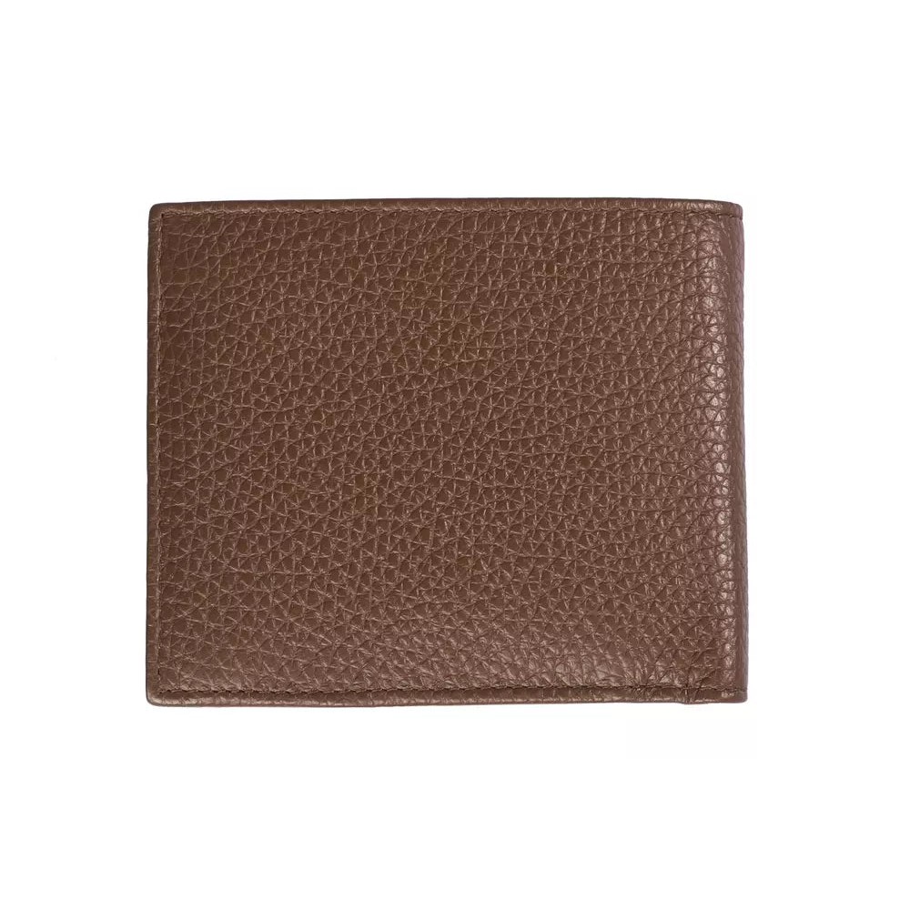 Trussardi Braunes Leder Portemonnaie für Männer
