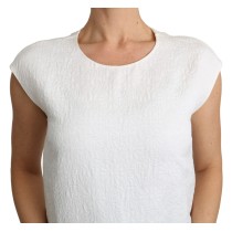 Dolce & Gabbana Elegante Bluse aus weißer Baumwollmischung