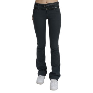 John Galliano Schicke Mid Waist Slim Flared Denim