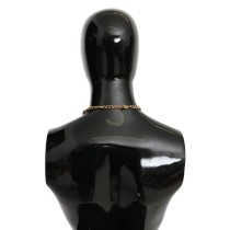 Dolce & Gabbana Elegante Kristall Charms Blätter Anhänger Halskette