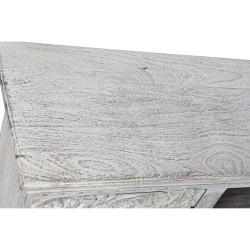 Meubles de télévision DKD Home Decor 8424001858347 Métal Blanc Bois de manguier 160 x 40 x 65 cm