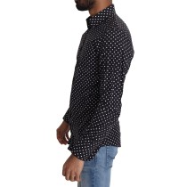 Dolce & Gabbana Elegantes Langarmhemd mit Polka Dot für Männer