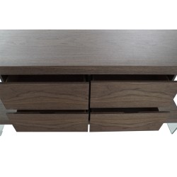 Anrichte DKD Home Decor Kristall Holz MDF (160 x 45 x 80 cm)