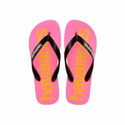 Tongs pour Femmes Havaianas Top Logomania Bleu Rose