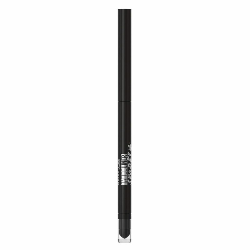 2 in 1 Augen und Lippen Eyeliner Tattoo Smokey Black Maybelline