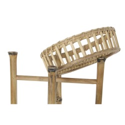 Planter DKD Home Decor Bamboo Natural (32 x 32 x 55.5 cm)