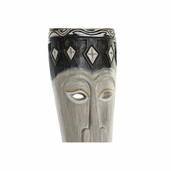 Deko-Figur DKD Home Decor Bambus Eisen Maske (19 x 10 x 78 cm)