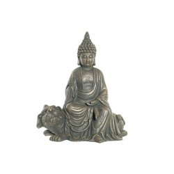 Deko-Figur DKD Home Decor 38 x 25 x 43 cm Schwarz Gold Buddha Dunkelgrau Orientalisch Moderne