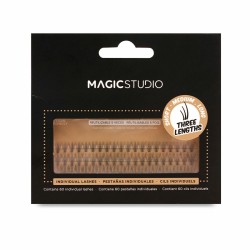 Satz falscher Wimpern Magic Studio Mink individuell (60 Stück)