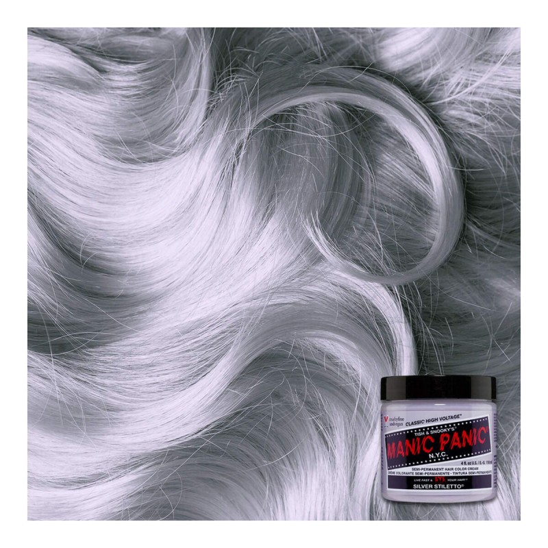 Permanent Dye Classic Manic Panic ‎612600110067 Silver Stiletto (118 ml)