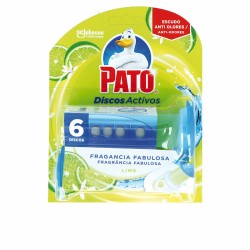 Toilet air freshener Pato Discos Activos Lime 6 Units Disinfectant