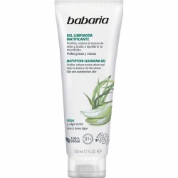 Gel nettoyant visage Babaria Aloe Vera Matifiant 150 ml