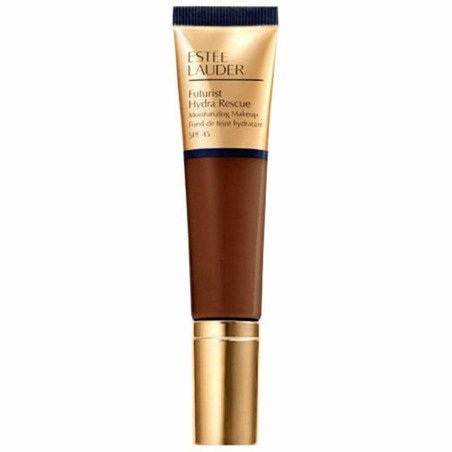 Cremige Make-up Grundierung Estee Lauder Futurist Hydra Rescue 8N2-Rich Expresso Spf 45 30 ml