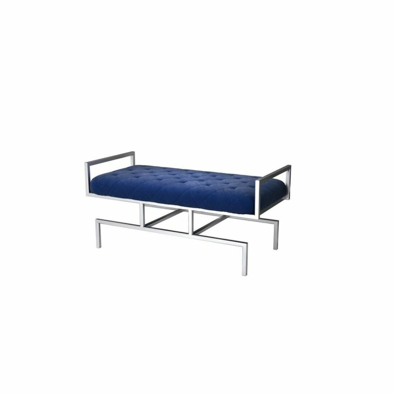 Barhocker DKD Home Decor   Blau Polyester Stahl (97 x 44 x 46 cm)