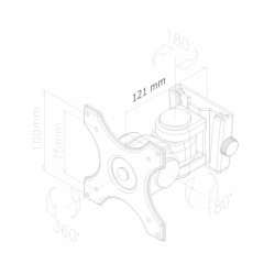 Support de TV Neomounts FPMA-W250BLACK      